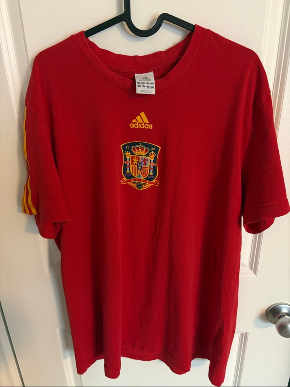 Adidas Red Spain Crest Tee